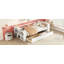 Lit de jour simple avec tablettes et tiroirs-118022063