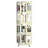 4-tier Rotating All-steel Bookshelf With 360° Wheels – Large, Sturdy, And Spacious Yellow Book Rack, Easy To Assemble"-972645777