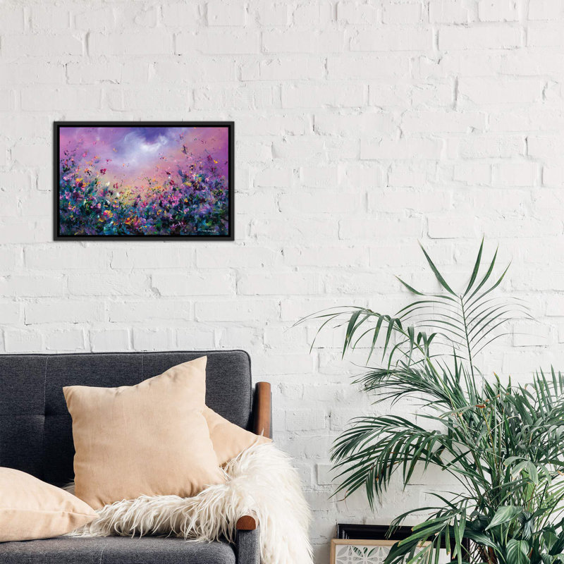 « arc-en-ciel » par jaanika talts-impression sur image, H 18 po x l 26 po x P 1,5 po, Toile avec cadre noir