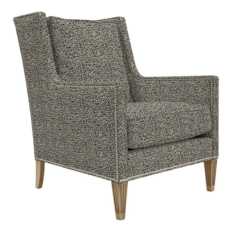 Alec Wingback Chair, Yes, Nadia Steam, Hampton