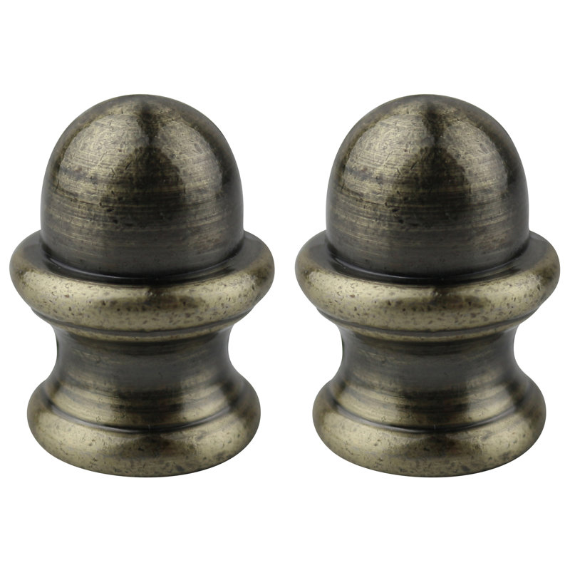 Difo Lamp Finial, Antique Brass