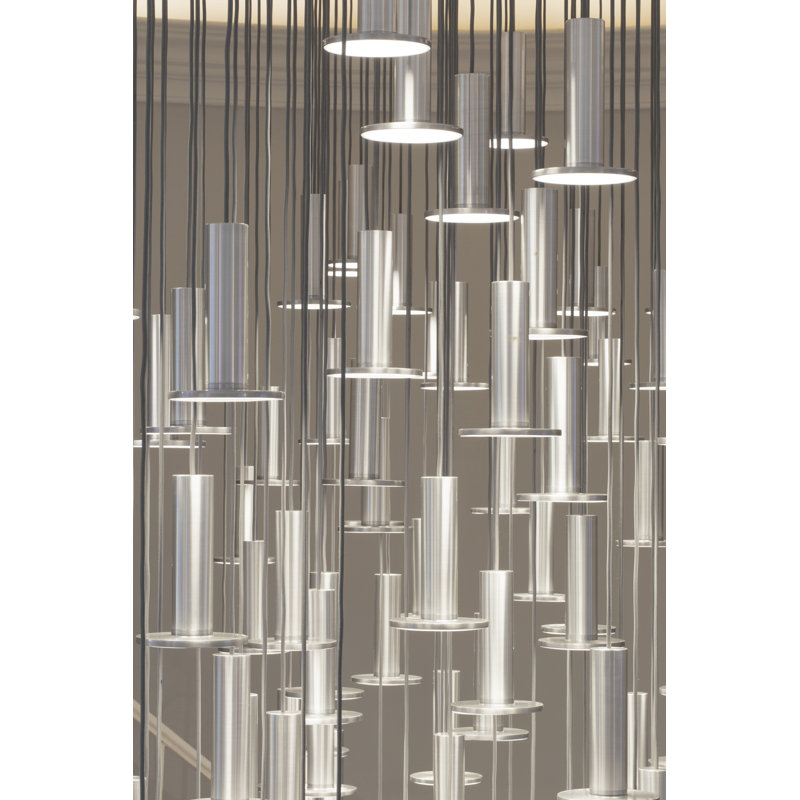 Cielo Hight Bright 13 Pendant Chandelier, White