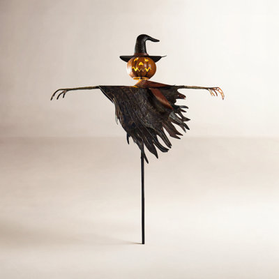 Halloween Solar Scarecrow Jack Garden Stake