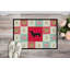 Teckel love 36 po x 24 po tapis d’extérieur antidérapant pour l’intérieur Vivan
