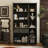 80'' H X 46'' W 6-Tier Bookcase With Glass Doors & Drawer