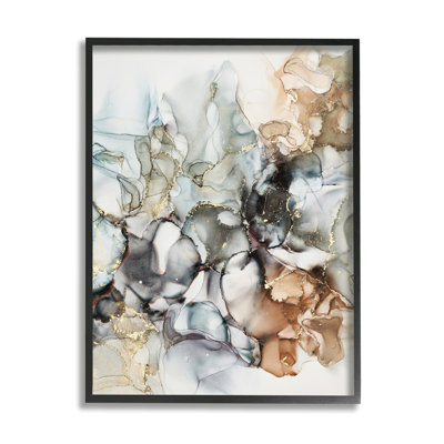 Design d'art mural sur toile Stupell Industries Mute Ripples Glam