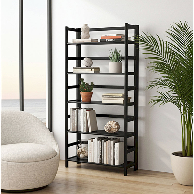 Jil Etagere Bookcase, Black