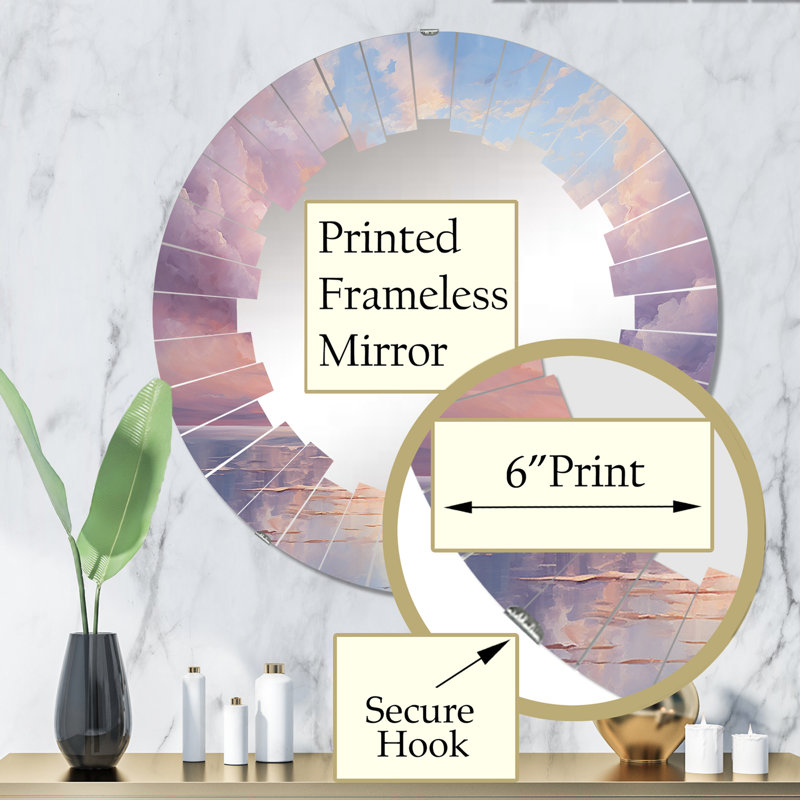 Bieker Circle Wall Mirror, 32" x 32"