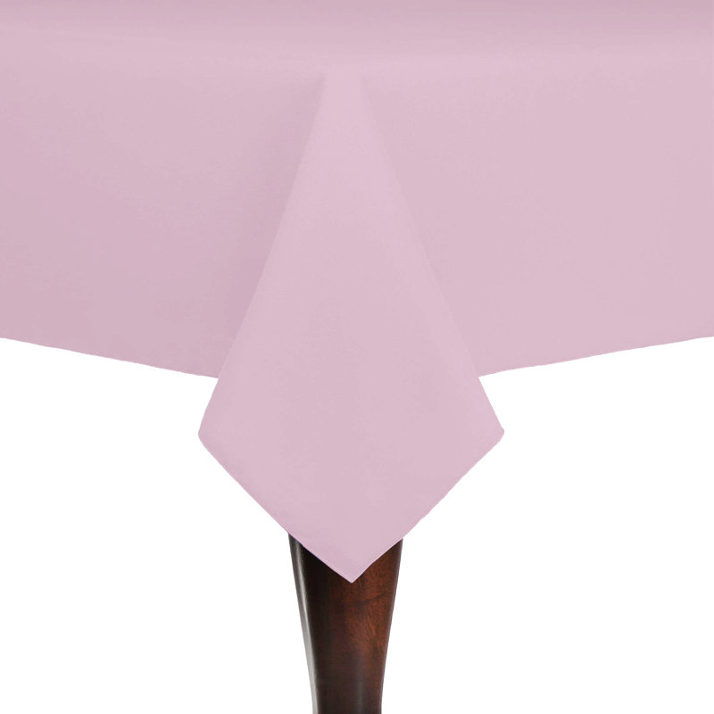 Nappe Yasser Rene, 84 po x 84 po, Rose clair, 2