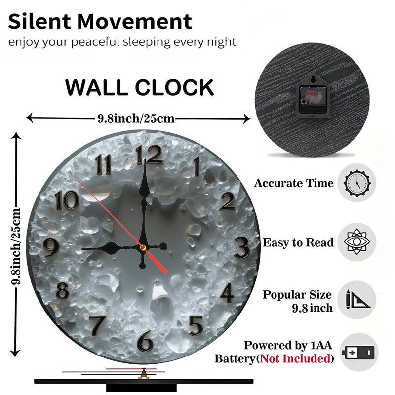 Horloge murale Geode