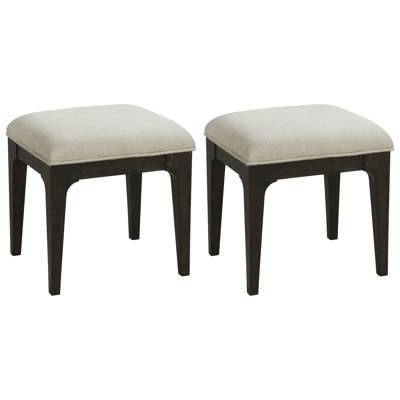 Upholstered Stools, Set Of Two