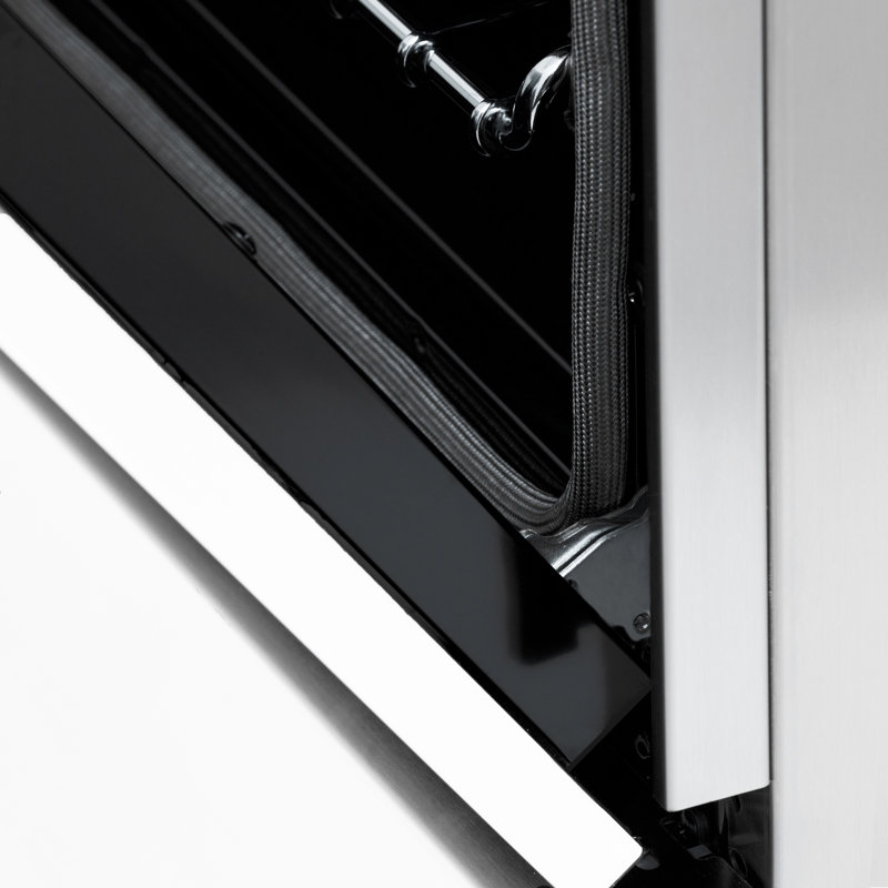 ZLINE 36" Legacy Dual Fuel Range, White Matte Stainless Steel