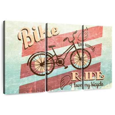Affiche de travail de bicyclette
