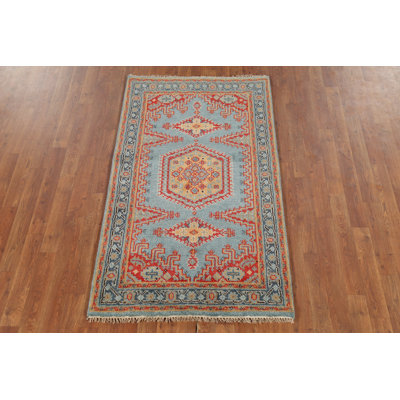 Tapis traditionnel indien clair 3 x 5