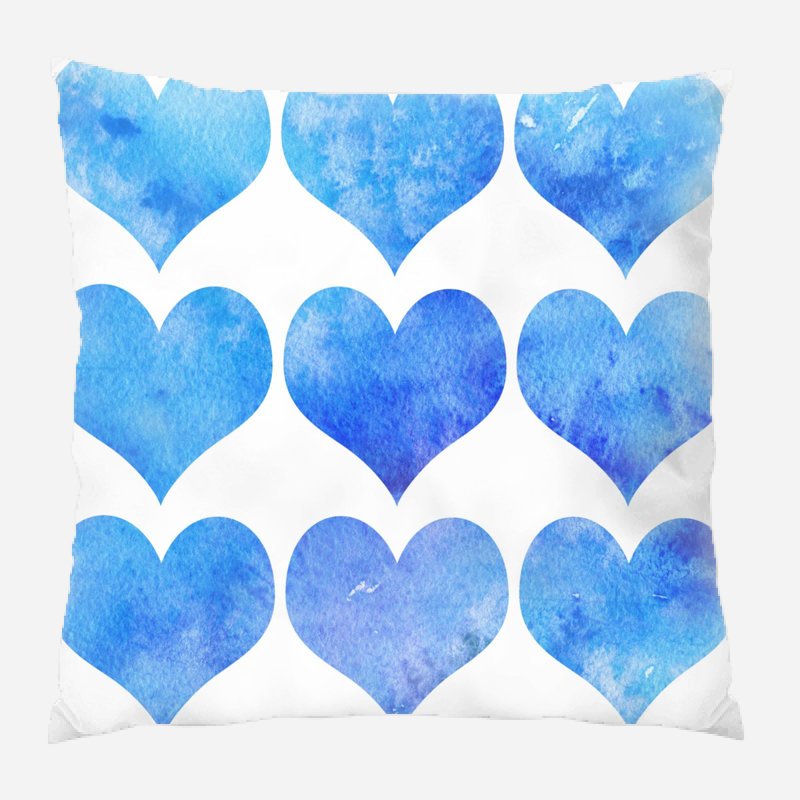 Coussin Heart, Microsuède, Intérieur