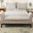 Upholstered Storage Bench with Armed-472340581
