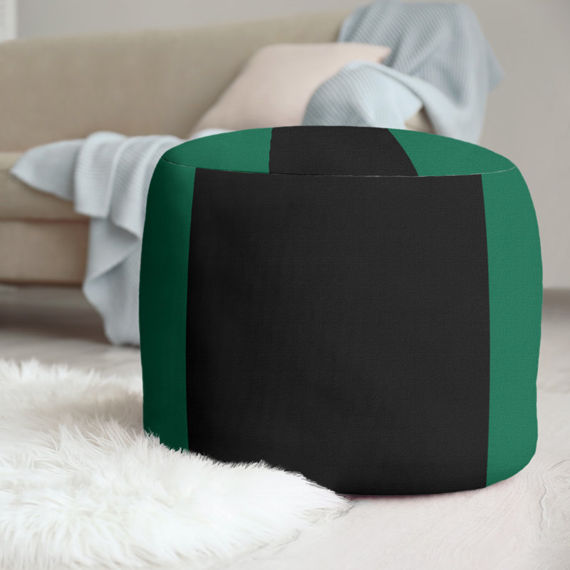 Repose-pieds repose-pieds rond 20,5", Vert victorieux / noir / vert victorieux, Dallas