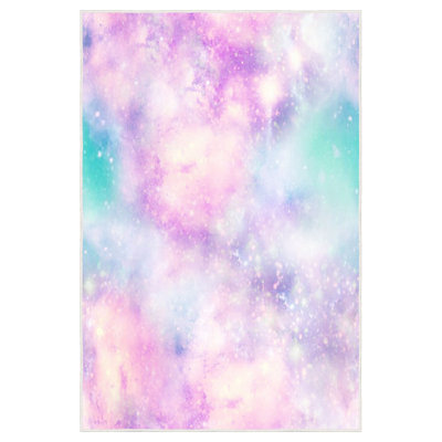 Luxurious Woven Carpet Rug, 2.6 x 4.0 ft | 100% Polyester, 0.4 in Pile Height | Antibacterial & Non-Slip PVC Dot Underside | Machine Washable, 3D Digital Printing | Perfect for Living Room & Bedroom Decor