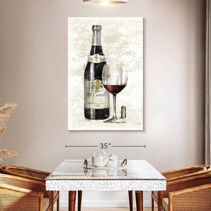 Yarlin Pencil Wine I, H 51 po x l 34 po