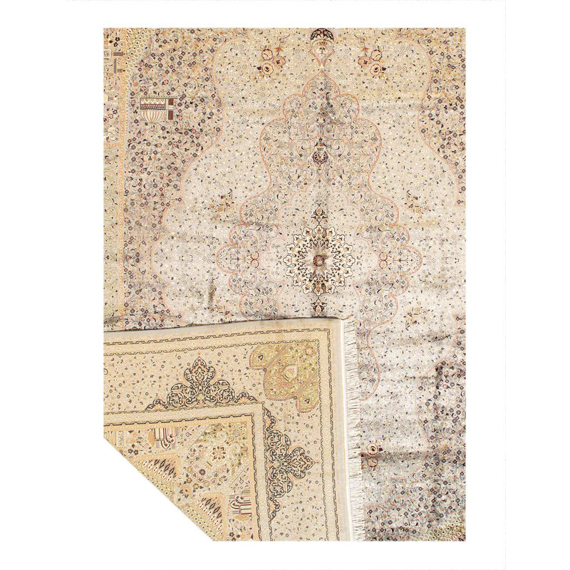 Tapis persan de style Tabriz 10' x 13'