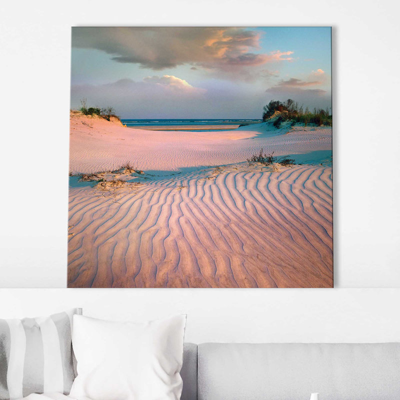 «Little Talbot Island» (imprimé carré), Toile tendue, H 18 po x l 18 po x P 1 po