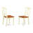 Beley 6 - Person Solid Wood Solid Wood Top Four Leg Dining Set-124549076