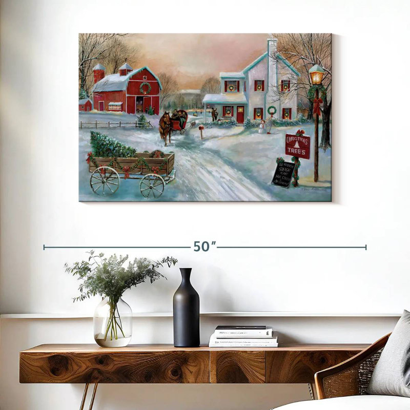 Ferme de Noël Alvord, H 26 po x l 39 po