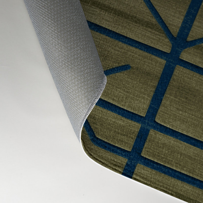 Tapis brun intérieur et extérieur Trellis, Rectangulaire 3 pi x 5 pi