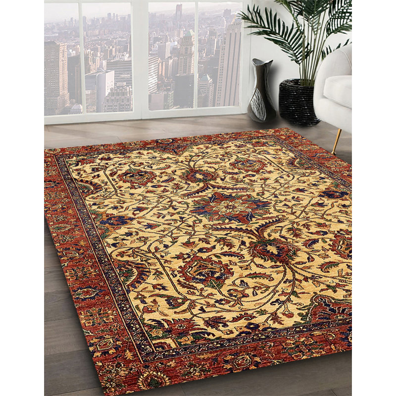Tapis abstrait moderne 343, Rectangle 7 pi x 9 pi