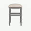 Ensemble de tabourets de salle à manger gris clair et gris