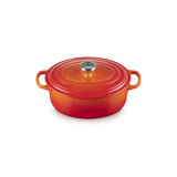 Le Creuset Enameled Cast Iron Oval Dutch Oven with Lid