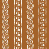 Lady Charlotte Botanic Stripe 10' L x 24" W Peel and Stick Wallpaper Roll