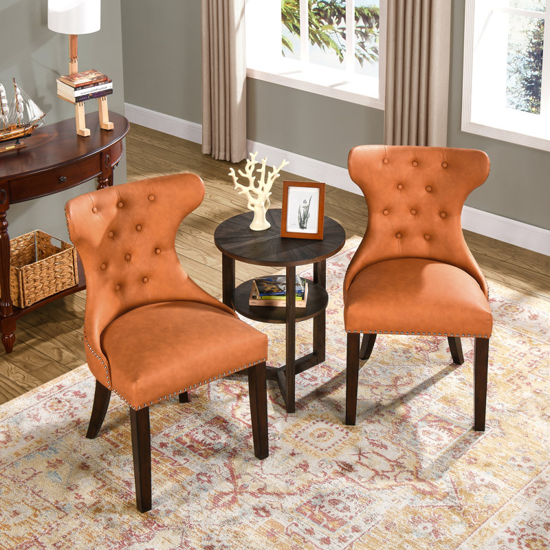 Chaise d'appoint Saphron, Orange, 2