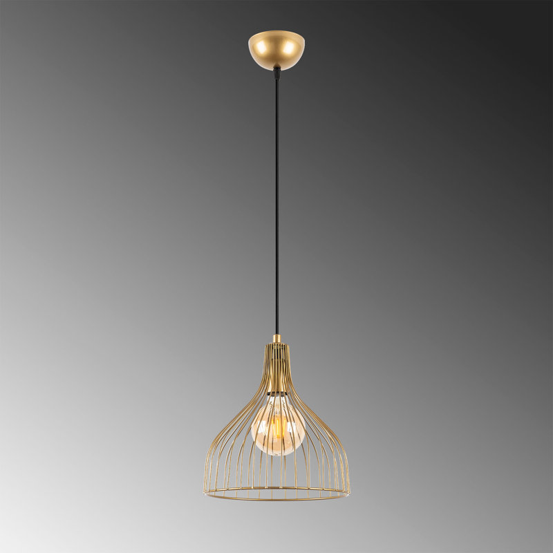 Luminaire suspendu en dome à 1 lumière