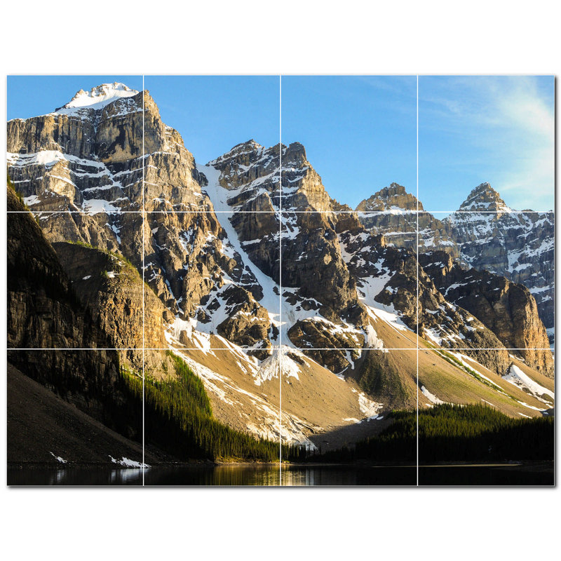 Panneau décoratif en céramique satinée 6 po x 6 po