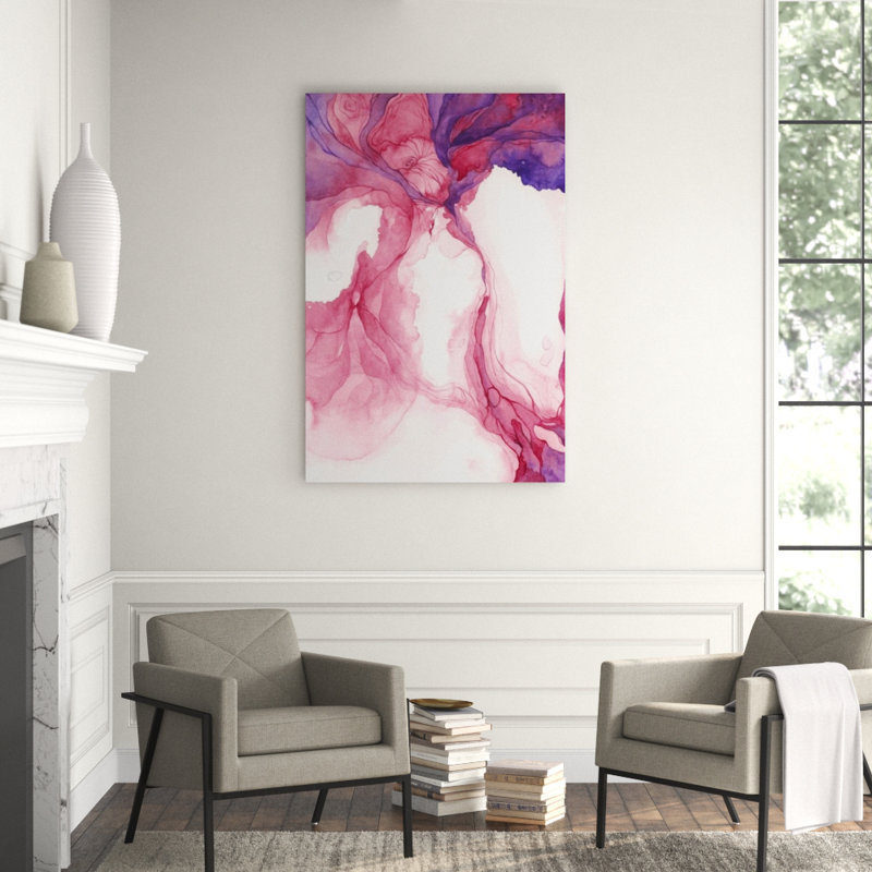 Lilac Braid Print by Janice Sadler, Outdoor, 60" H x 40" W