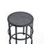 Table d'appoint en céramique avec structure en fer thermolaqué