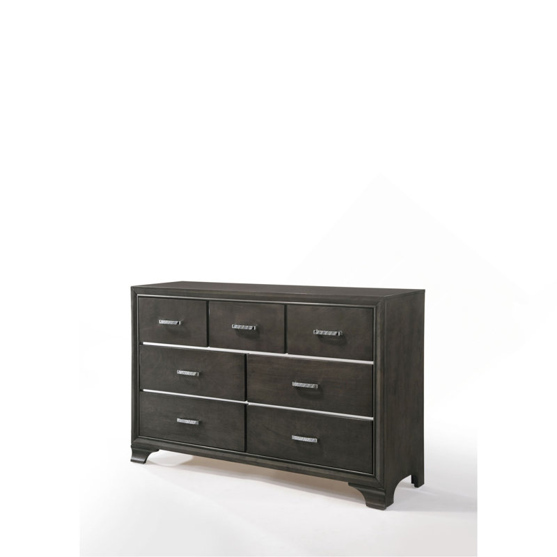 Commode à finition grise