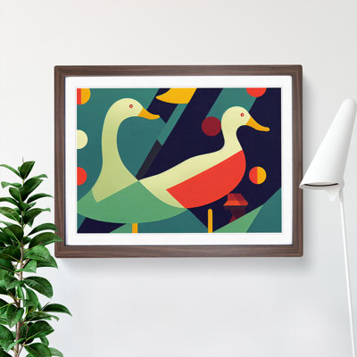 Ducks Abstract Vol.2 1 Piece Single Picture Frame Painting
