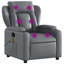  Fauteuil de massage inclinable gris-1755054179