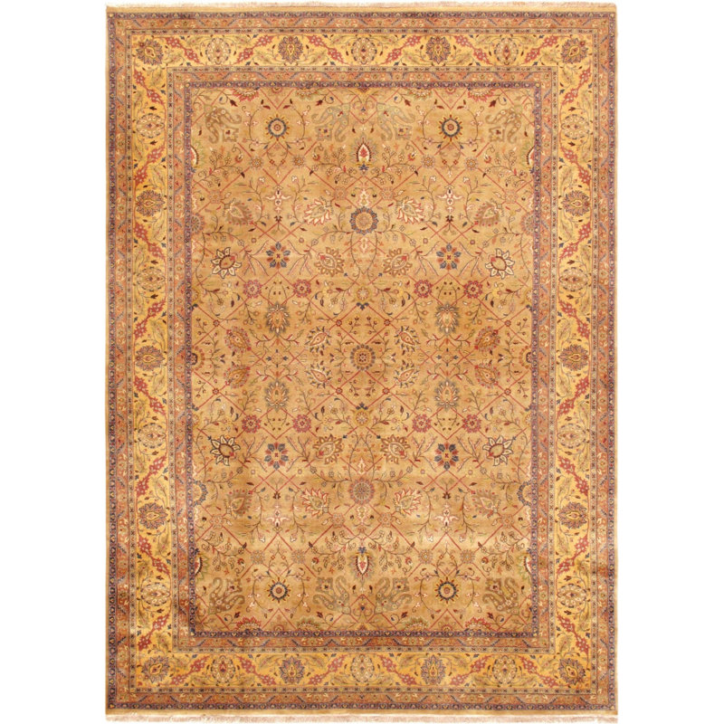 Oriental Area Rug in Camel, Rectangle 8'1" x 11'3"