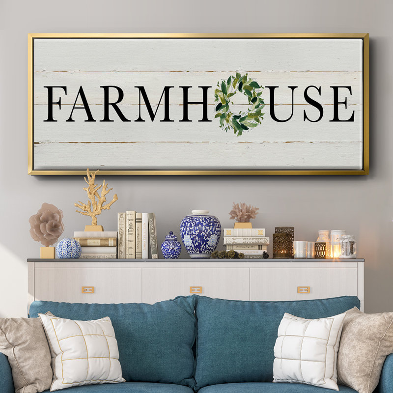 Farmhouse- Framed Canvas