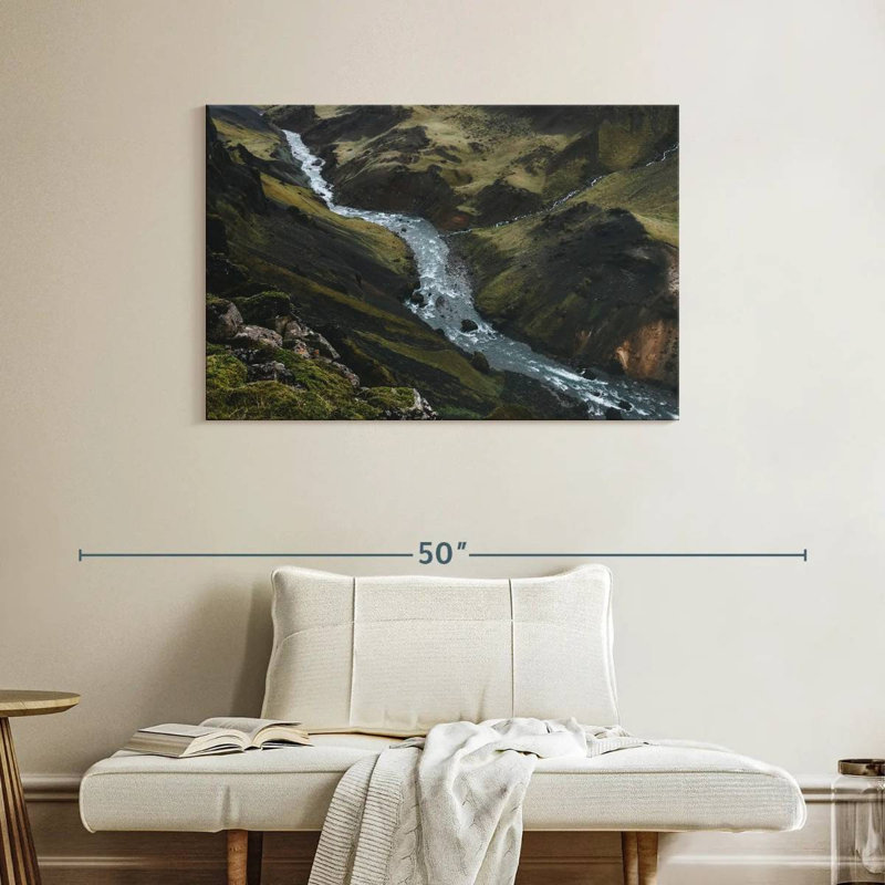 Alvord, rivière Islande, H 26 po x l 39 po