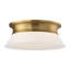 Wadsworth Etched Glass Shade Flush Mount-1966719076