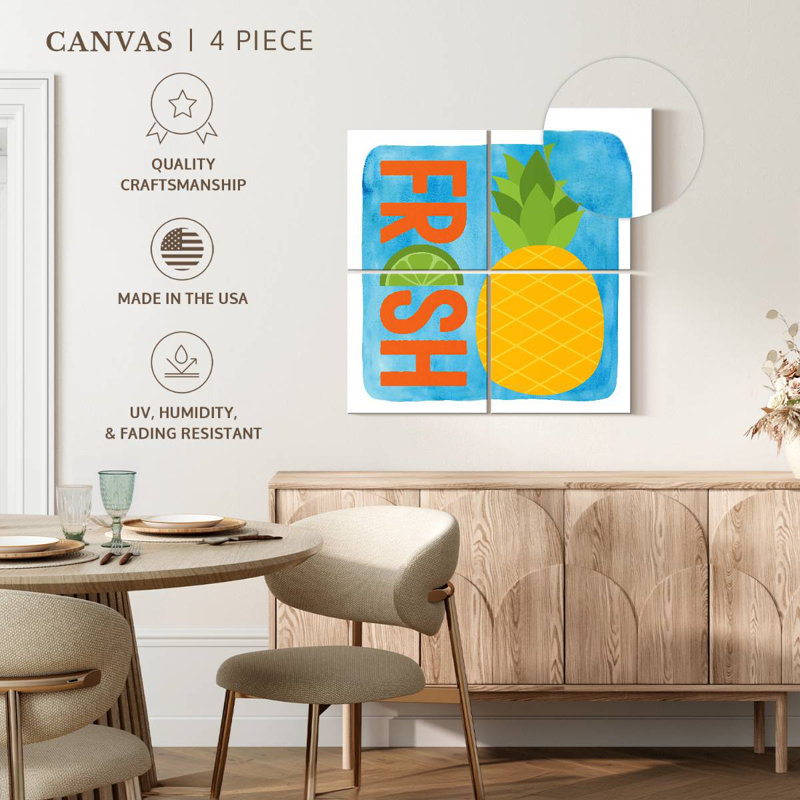Yarlin Fresh Pineapple, 57" H x 57" W