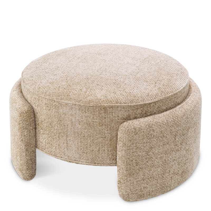 Stool Ortega Lyssa Off-White, Sand