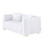 Un canapé-lit moderne sur un Chesterfield traditionnel, causeuse-758936392