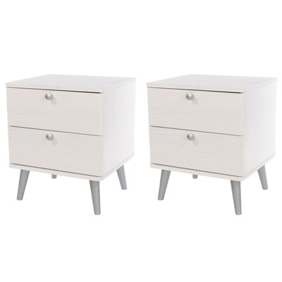 45cm W Solid Wood Bedside Table