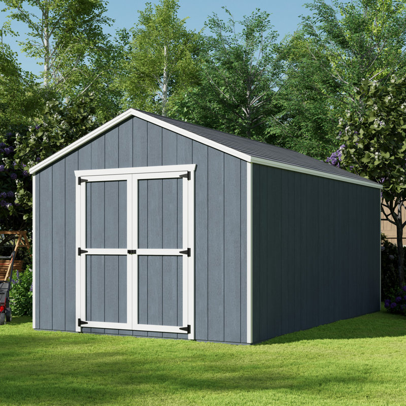 Value Gable Outdoor Wood Storage Shed, Yes, 10' x 16'