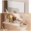 Bureau flottant en forme de L 39,37 po, solution murale peu encombrante pour la maison et le bureau